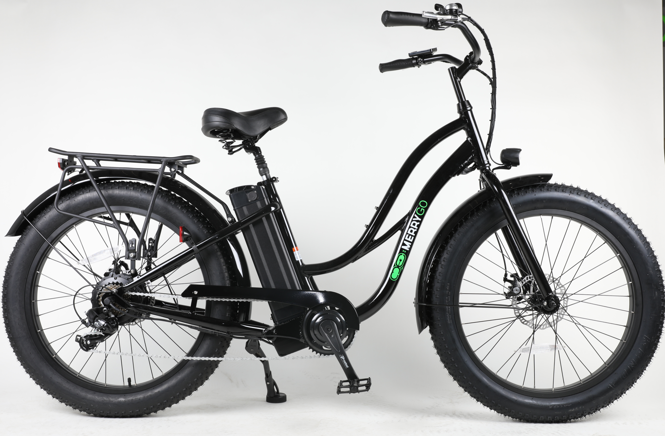 All our electric bikes sport premium components: Kenda tires, Shimano gears, Tektro hydraulic disc brakes, Samsung Battery, Bafang motor, etc. Our mission Buy it once - ride it for life.