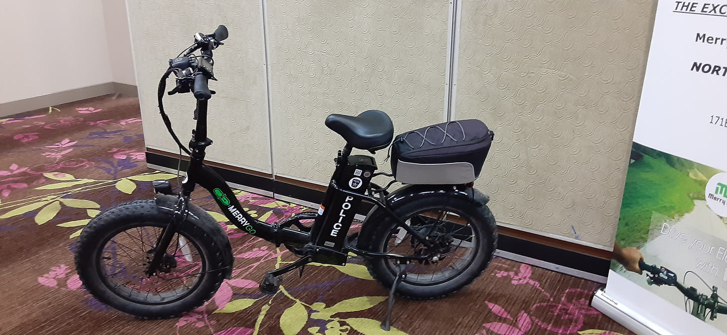 FAT-S Folding Electric Bike - Black