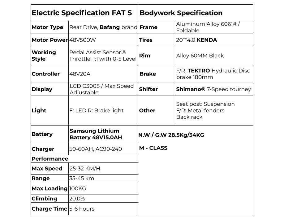 All our electric bikes sport premium components: Kenda tires, Shimano gears, Tektro hydraulic disc brakes, Samsung Battery, Bafang motor, etc. Our mission Buy it once - ride it for life.