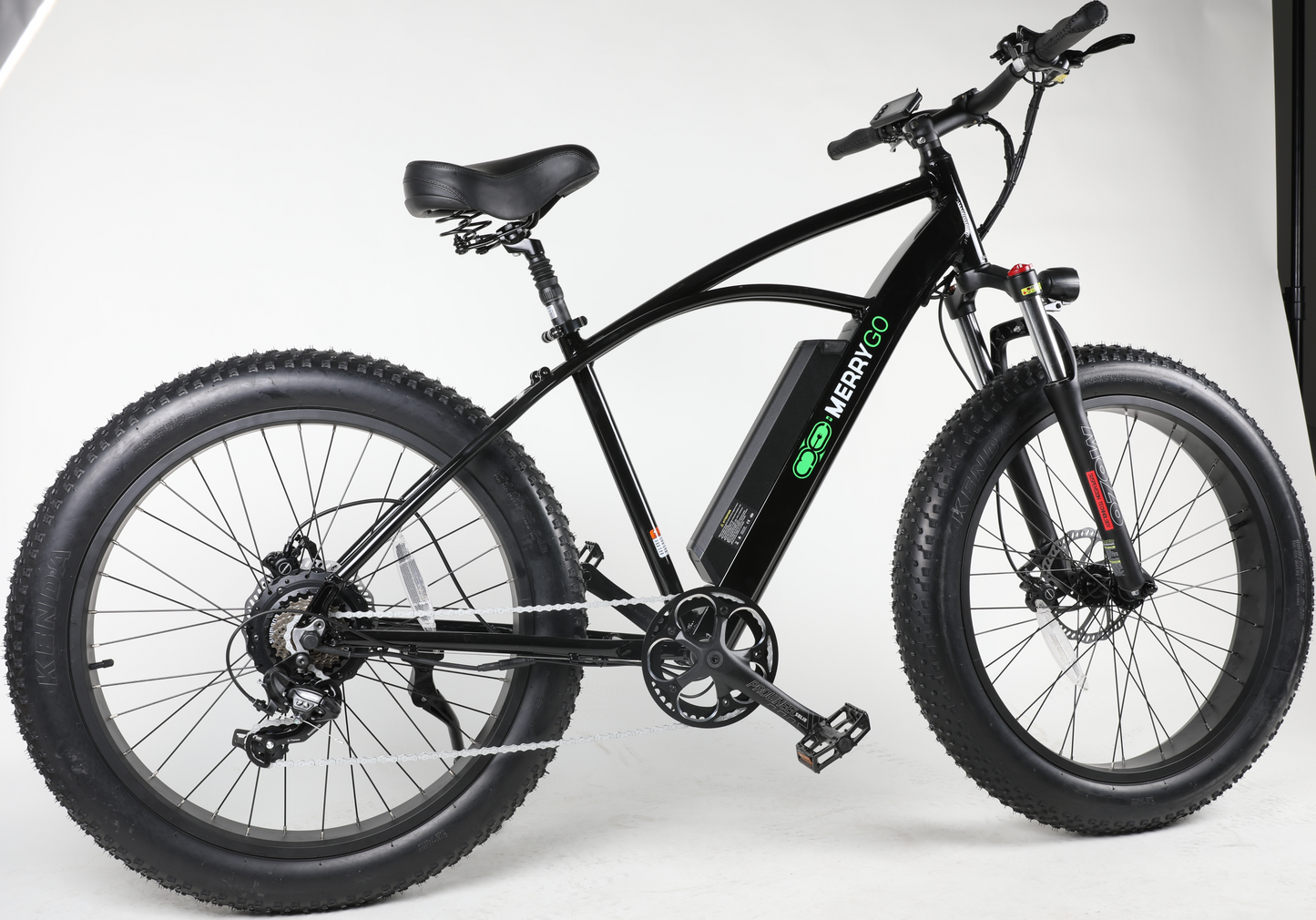 Electric bike specifications: 48volt 500 watt Bafang motor, Samsung Lithium ION Battery, Kenda tires, Shimano Gears, Tektro Hydraulic Disc brakes, Electric Fat Tire Bikes, Electric Mountain Bike, Ebike